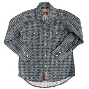 Rafter C Cowboy Collection Kids' Western Shirt Patterned Long Sleeve pearl snap